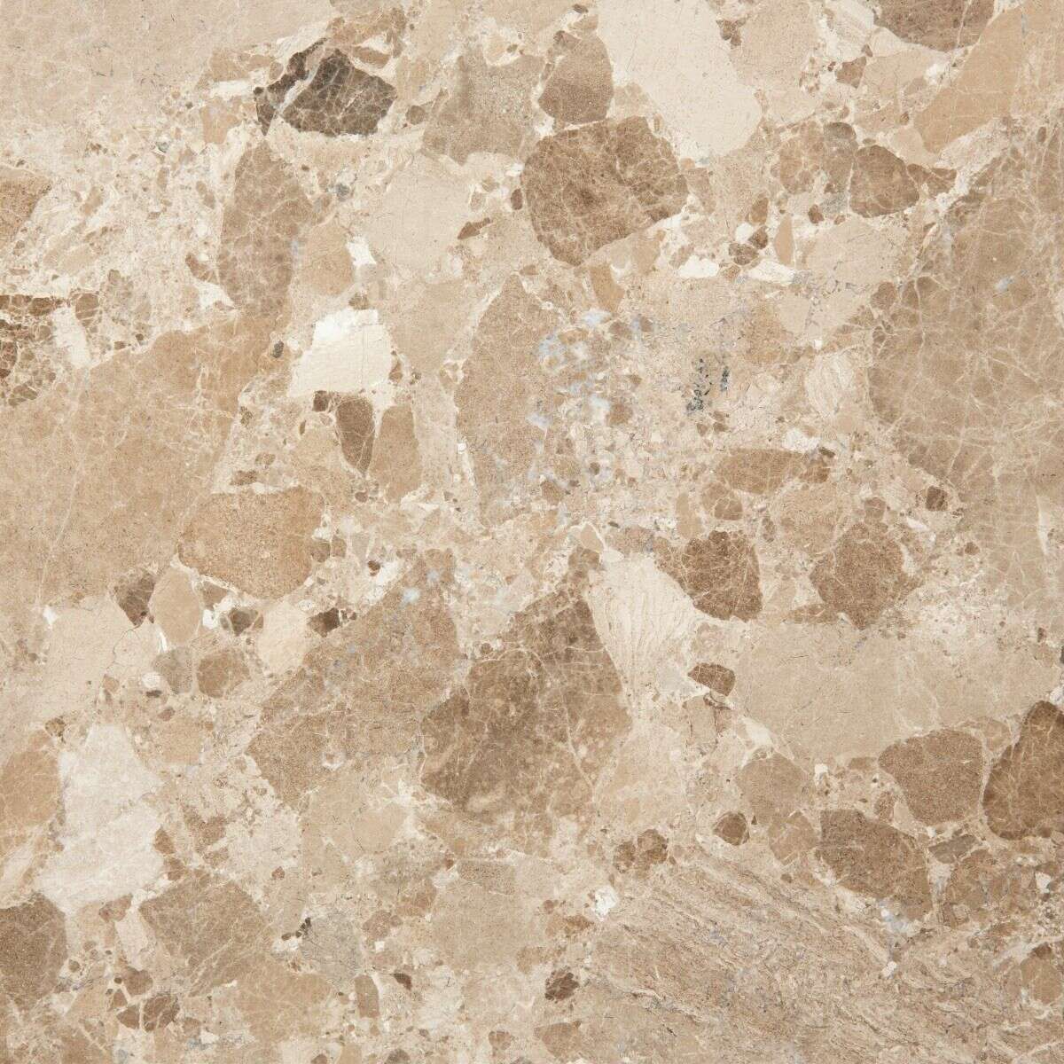 Luxe Dining Company:Naxos 1.3M Round Brown Marble Dining Table