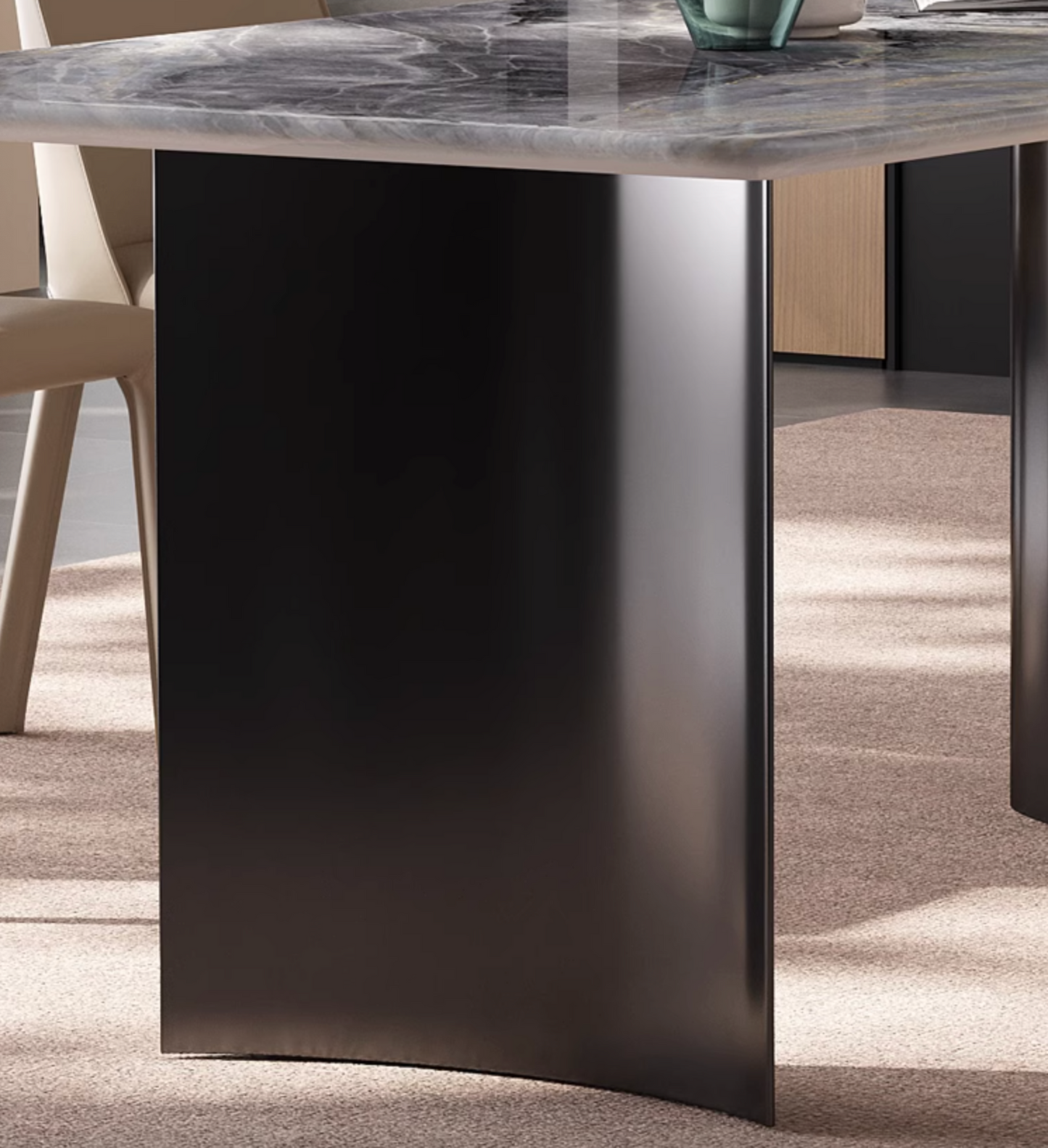 Luxe Dining Company:Angela Dining Table, Marble