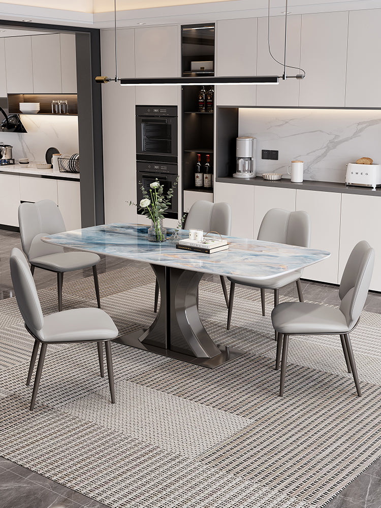 Luxe Dining Company:Elena Dining Table, Marble