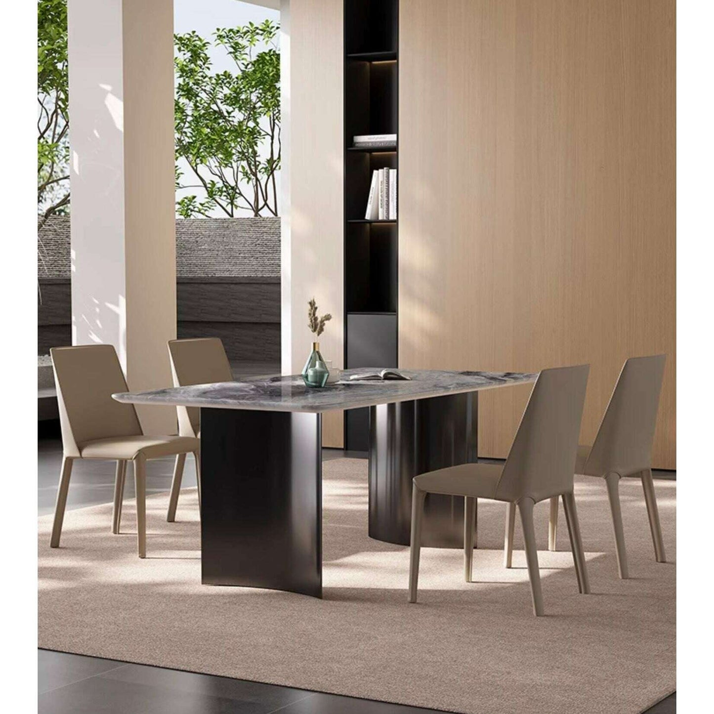 Luxe Dining Company:Angela Dining Table, Marble