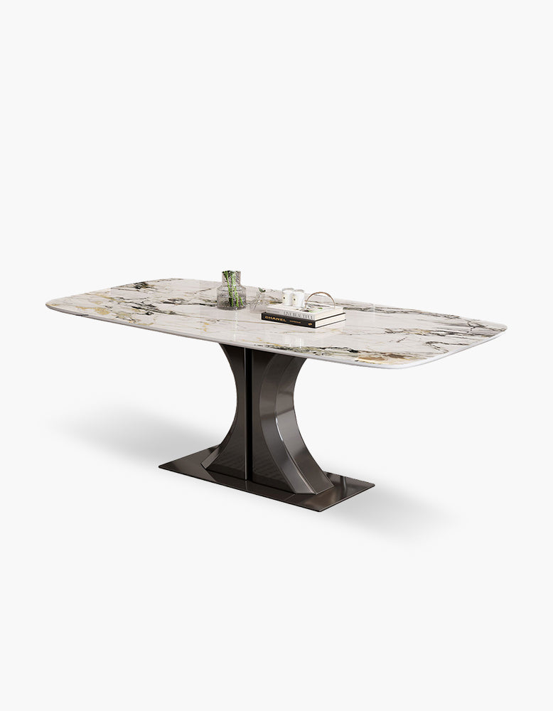 Luxe Dining Company:Elena Dining Table, Marble