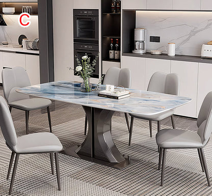 Luxe Dining Company:Elena Dining Table, Marble,130cm / C