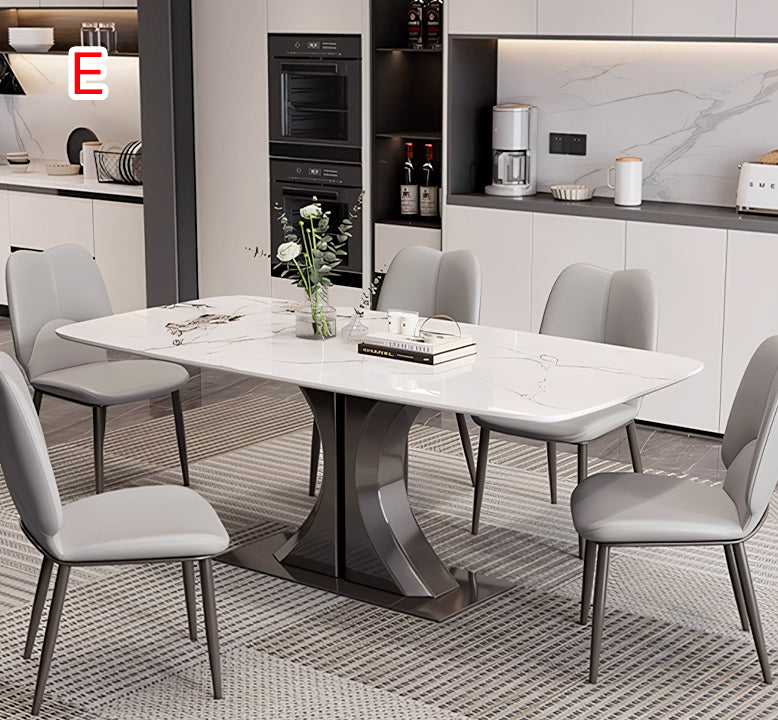 Luxe Dining Company:Elena Dining Table, Marble,130cm / E