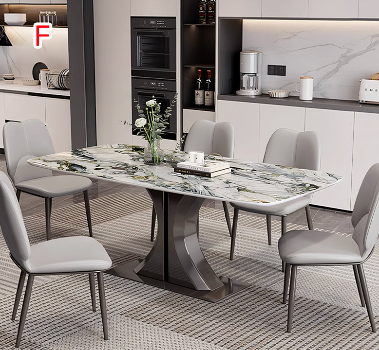 Luxe Dining Company:Elena Dining Table, Marble,130cm / F