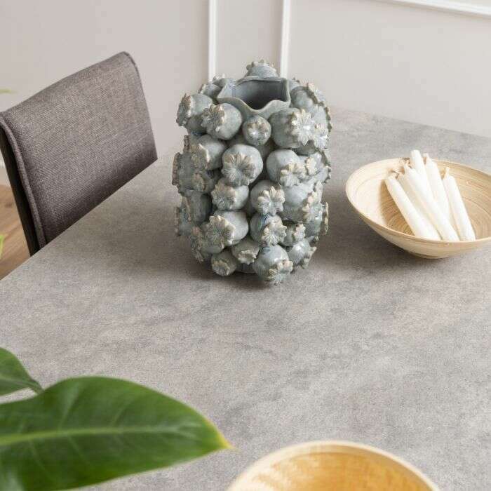 Luxe Dining Company:Chicago 2M Grey Ceramic Dining Table