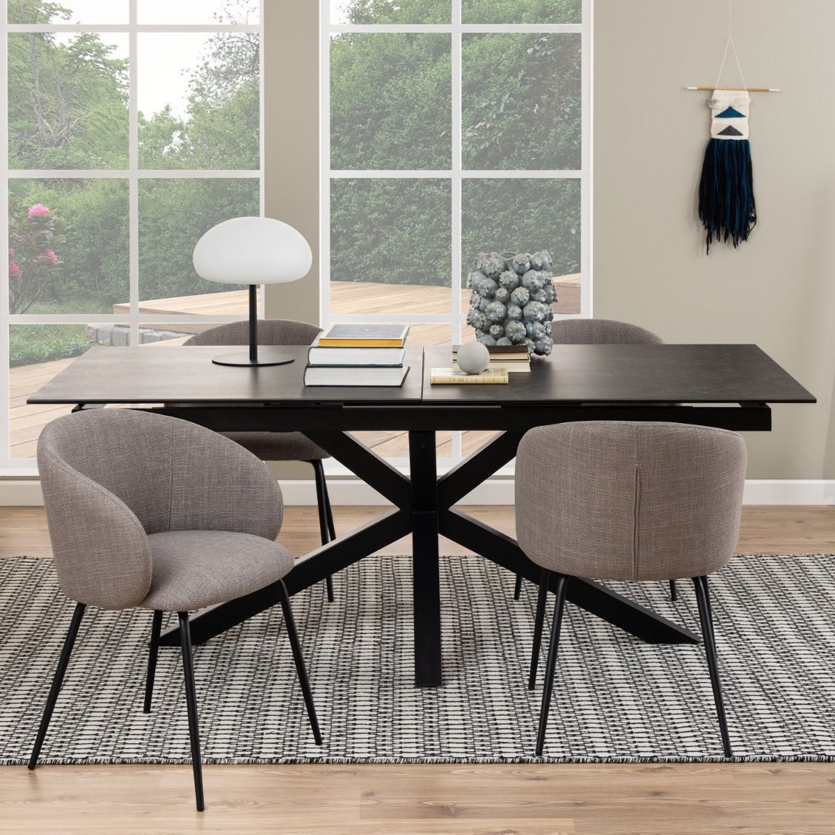 Boston Extendable Dining Table - Luxe Dining Company 1.6m - 2m Dining Tables