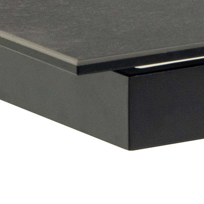 Luxe Dining Company:Atlanta 2M Black Ceramic Extendable Dining Table