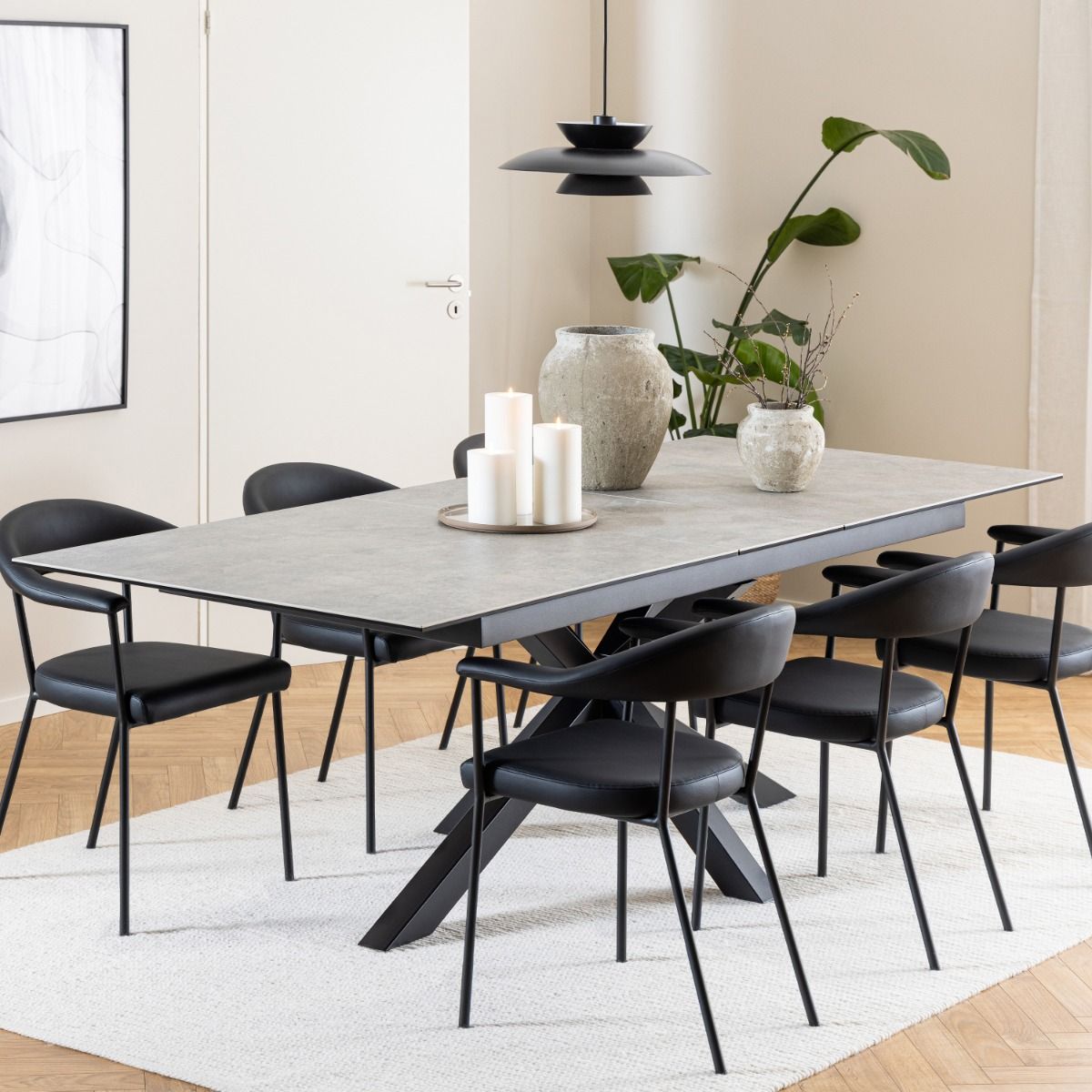 Charlotte Extendable Dining Table - Luxe Dining Company 2m - 2.4m Dining Tables