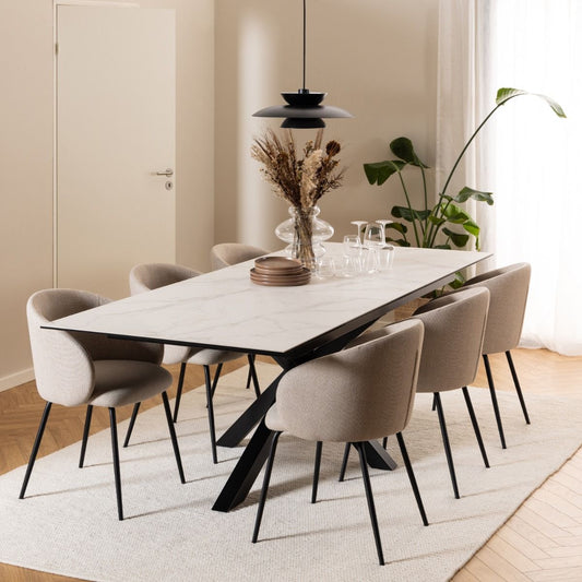 Toronto Extendable Dining Table - Luxe Dining Company 2m - 2.4m Dining Tables