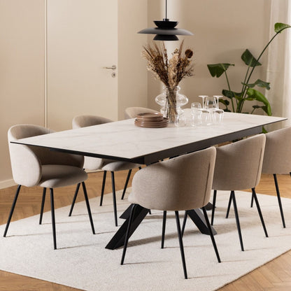 Toronto Extendable Dining Table - Luxe Dining Company 2m - 2.4m Dining Tables