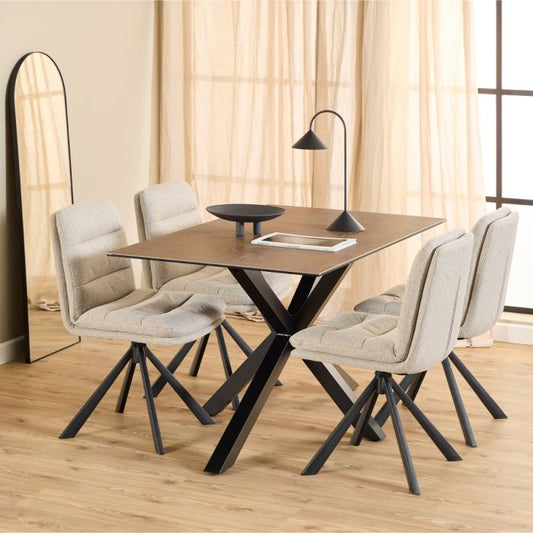 Pheonix 1.35m Dining Table Set