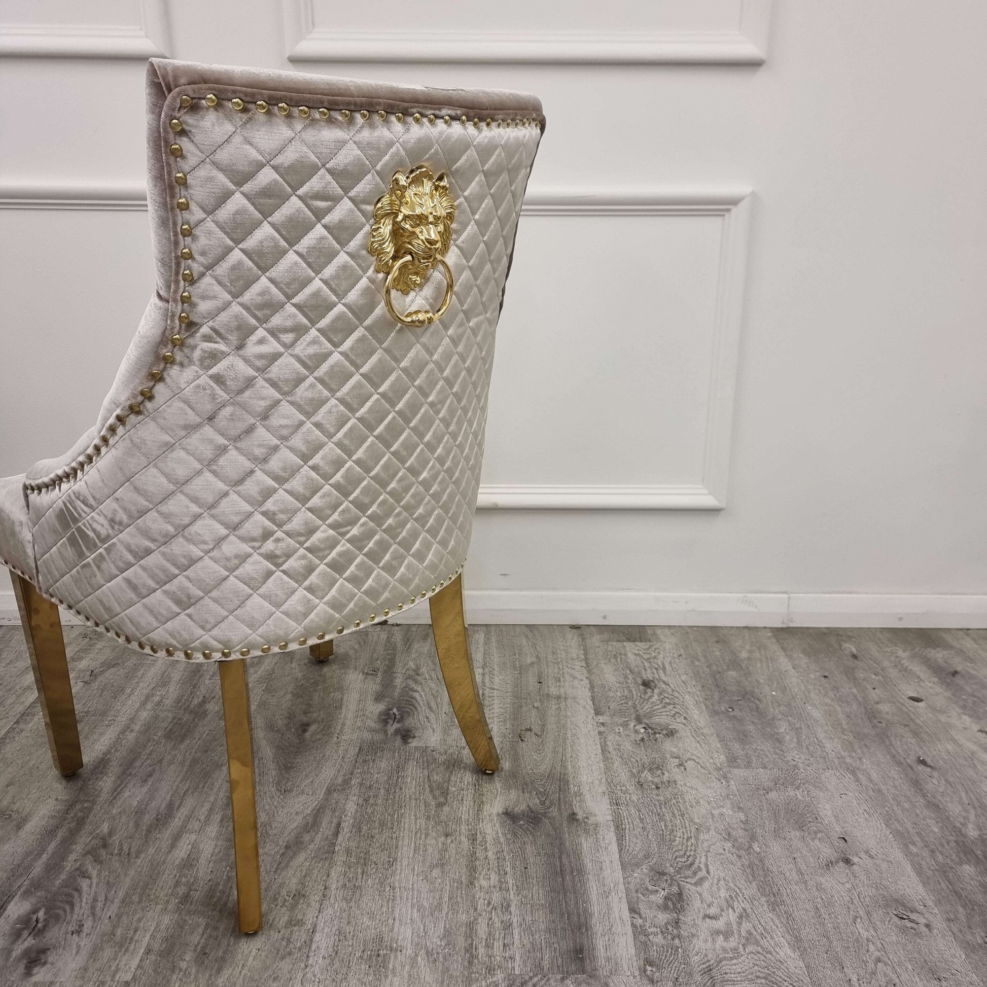 Bentley Gold Dining Chair - Luxe Dining Company