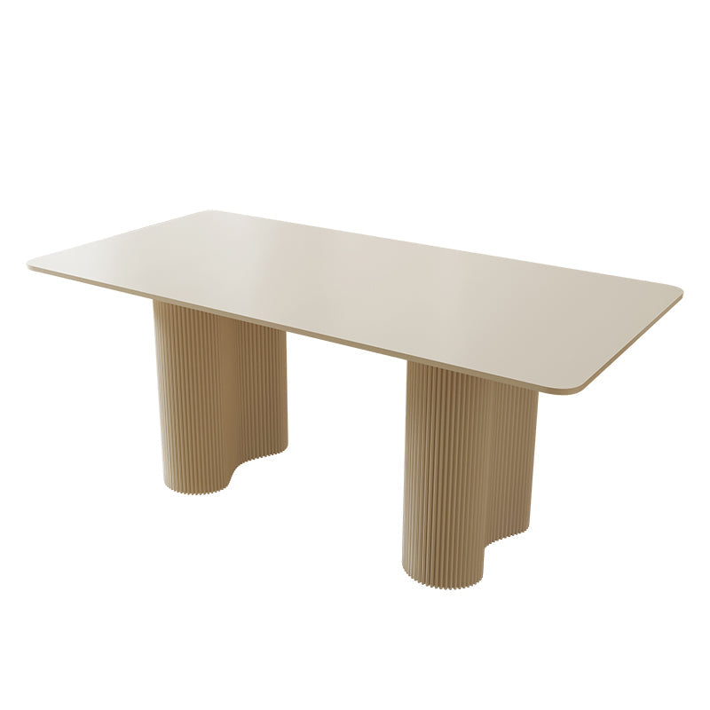 Luxe Dining Company:Aiden White Dining Table, Sintered Stone