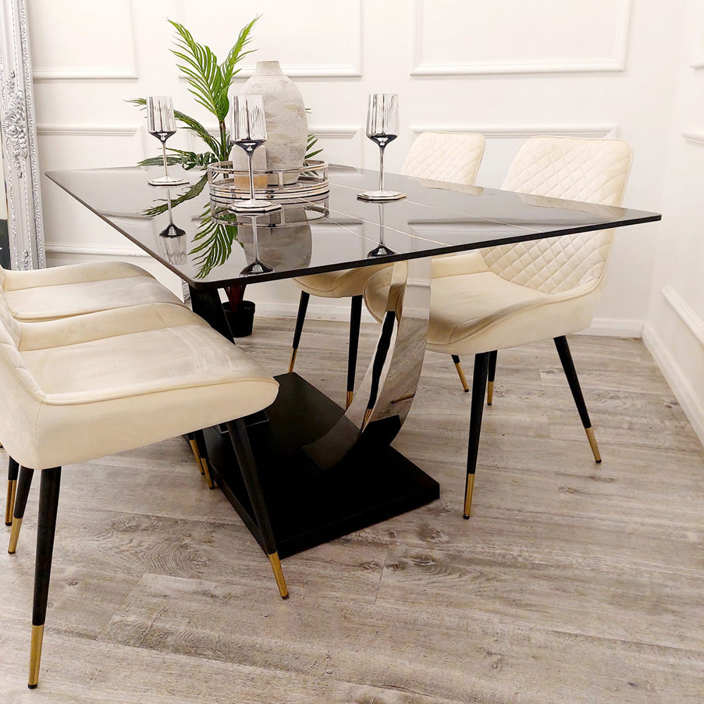 Venus 1.6m Dining Table - Luxe Dining Company Default Title Dining Tables