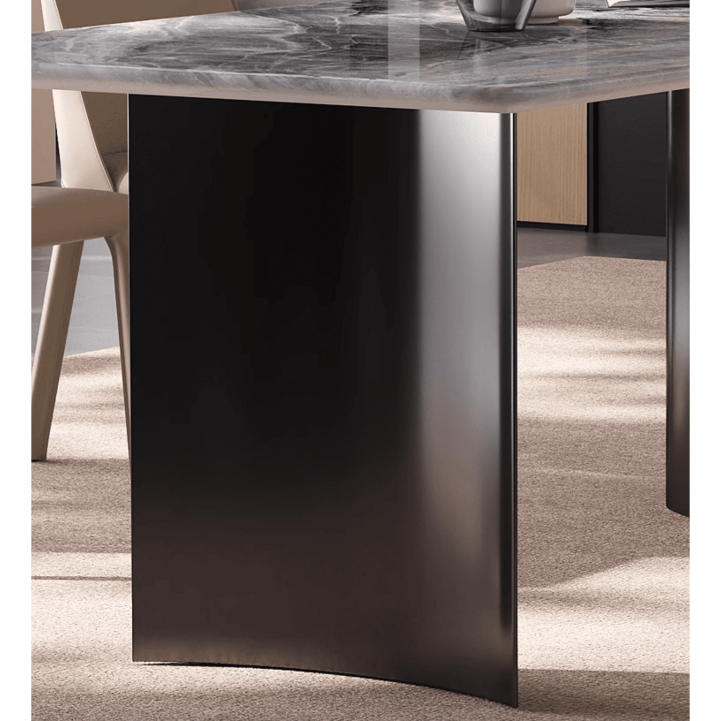 Luxe Dining Company:Angela Dining Table, Marble