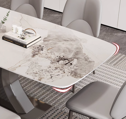 Luxe Dining Company:Elena Dining Table, Marble