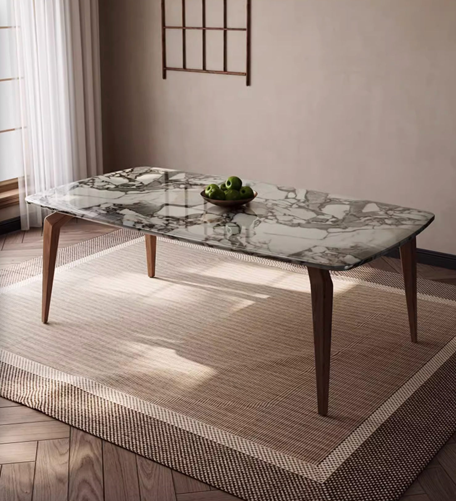 Luxe Dining Company:Dominic Dining Table, Marble