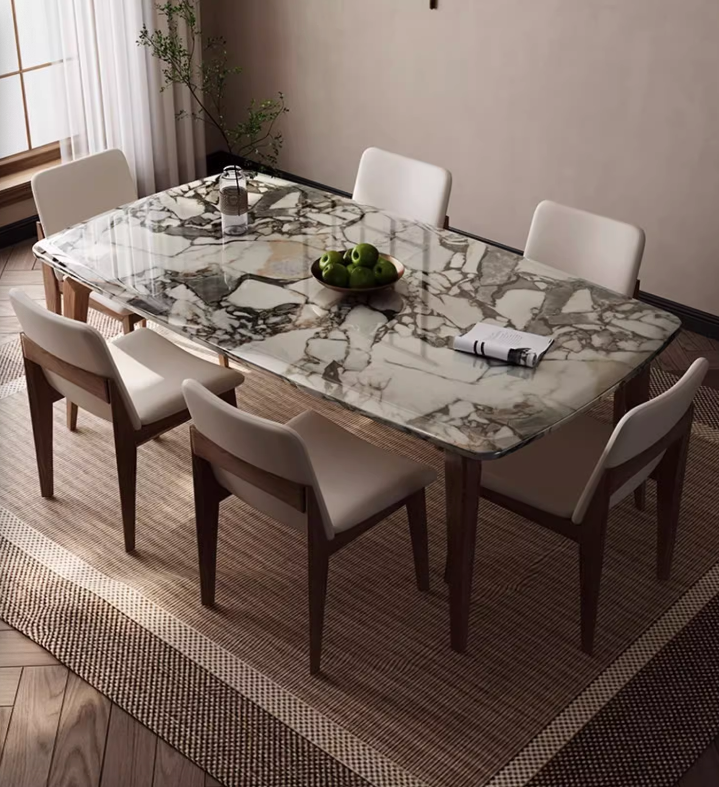 Luxe Dining Company:Dominic Dining Table, Marble