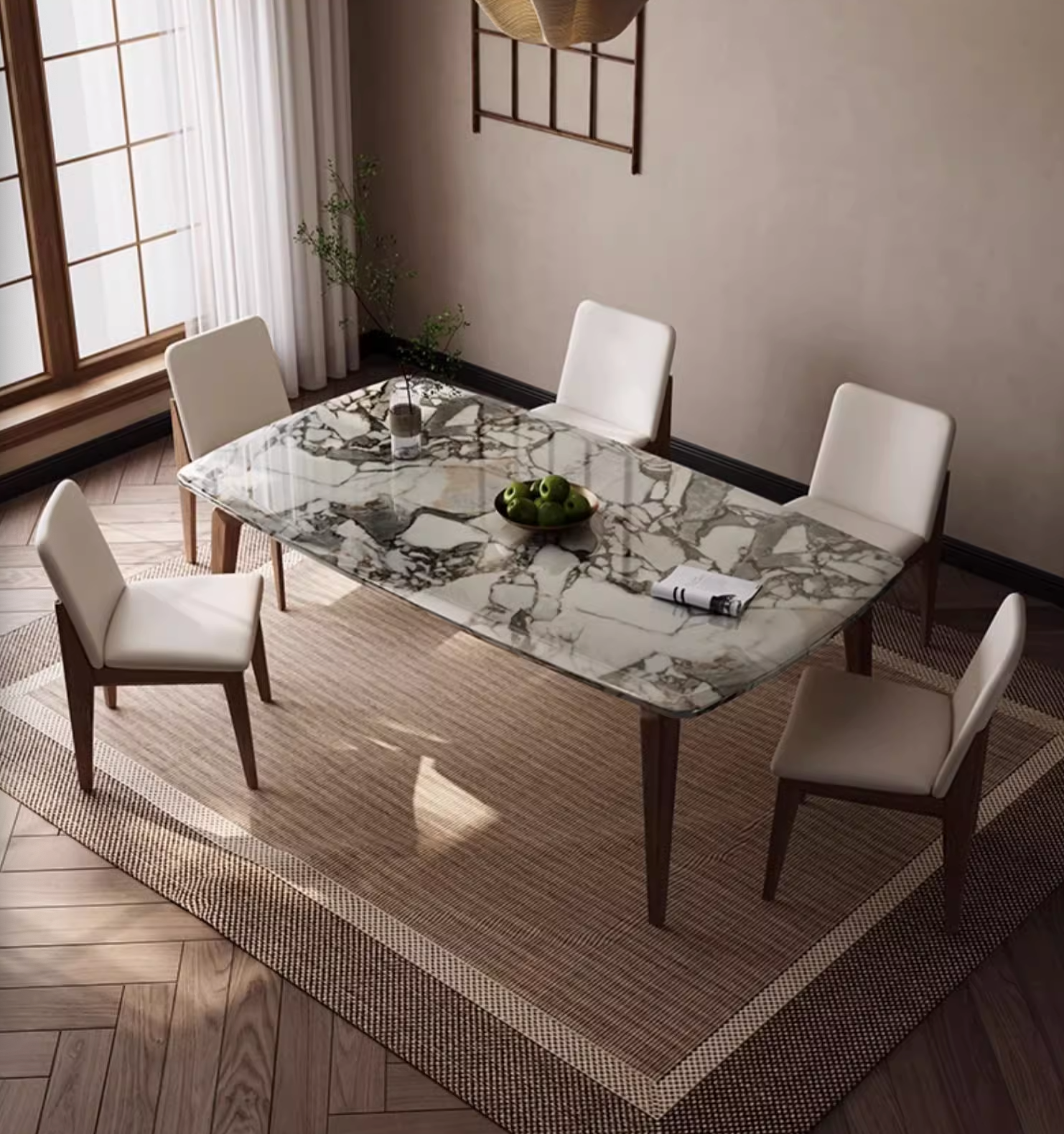 Luxe Dining Company:Dominic Dining Table, Marble