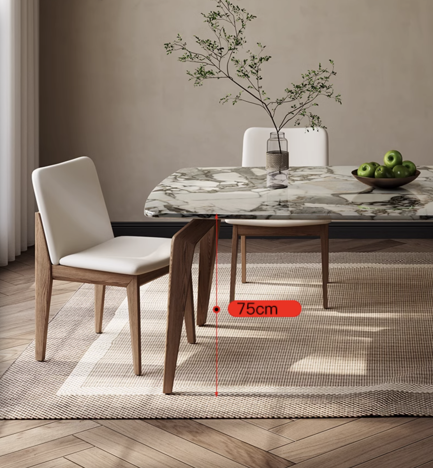 Luxe Dining Company:Dominic Dining Table, Marble