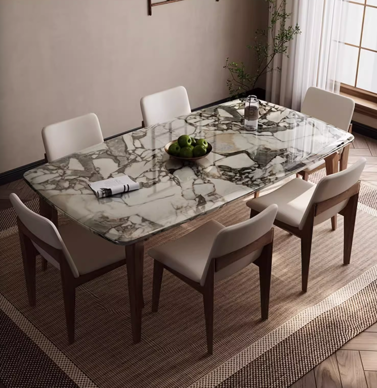 Luxe Dining Company:Dominic Dining Table, Marble