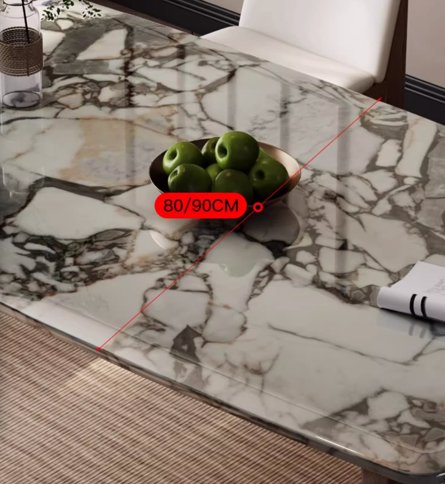 Luxe Dining Company:Dominic Dining Table, Marble