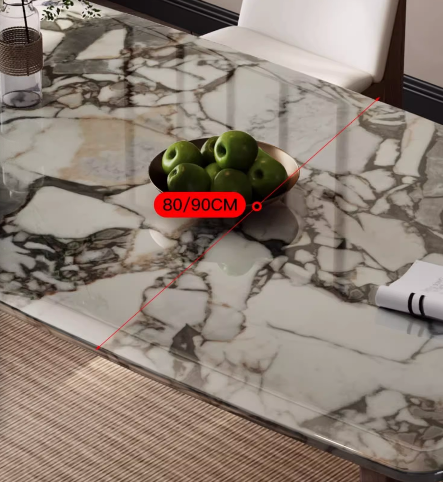 Luxe Dining Company:Dominic Dining Table, Marble