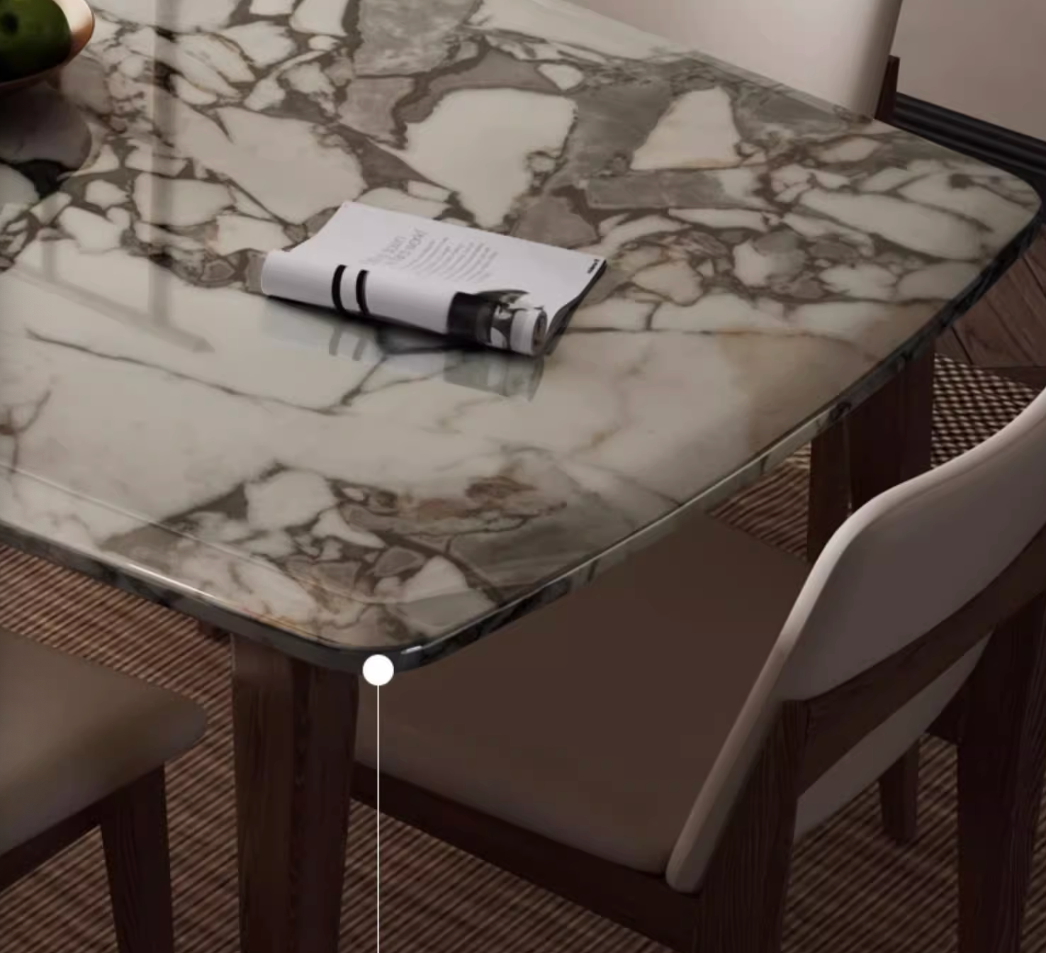 Luxe Dining Company:Dominic Dining Table, Marble