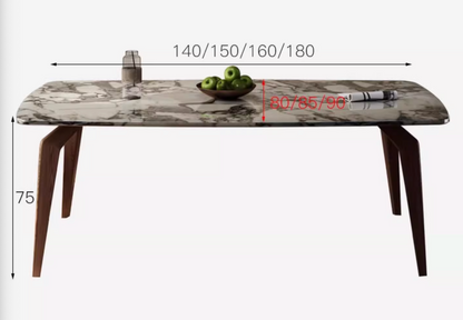 Luxe Dining Company:Dominic Dining Table, Marble