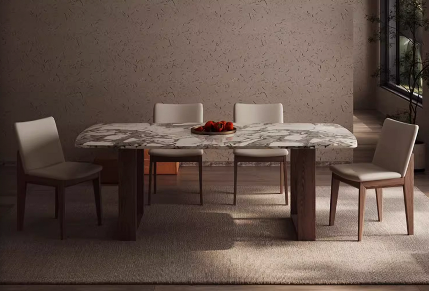 Luxe Dining Company:Donovan Dining Table, Marble