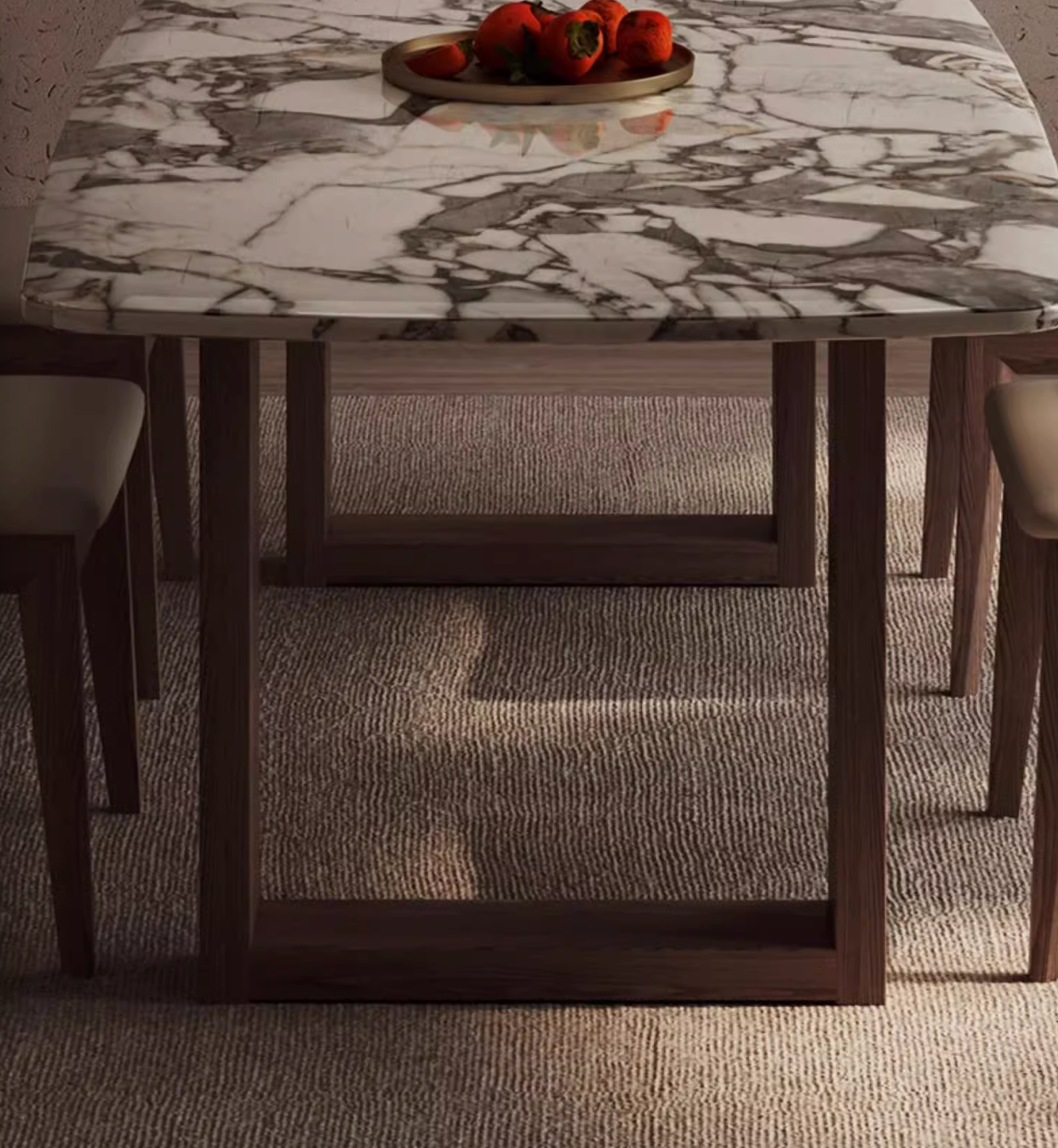 Luxe Dining Company:Donovan Dining Table, Marble