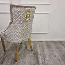 Luxe Dining Company:Louis Gold Pandora Marble Dining Set