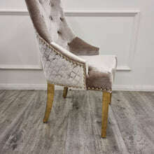 Luxe Dining Company:Louis Gold Pandora Marble Dining Set