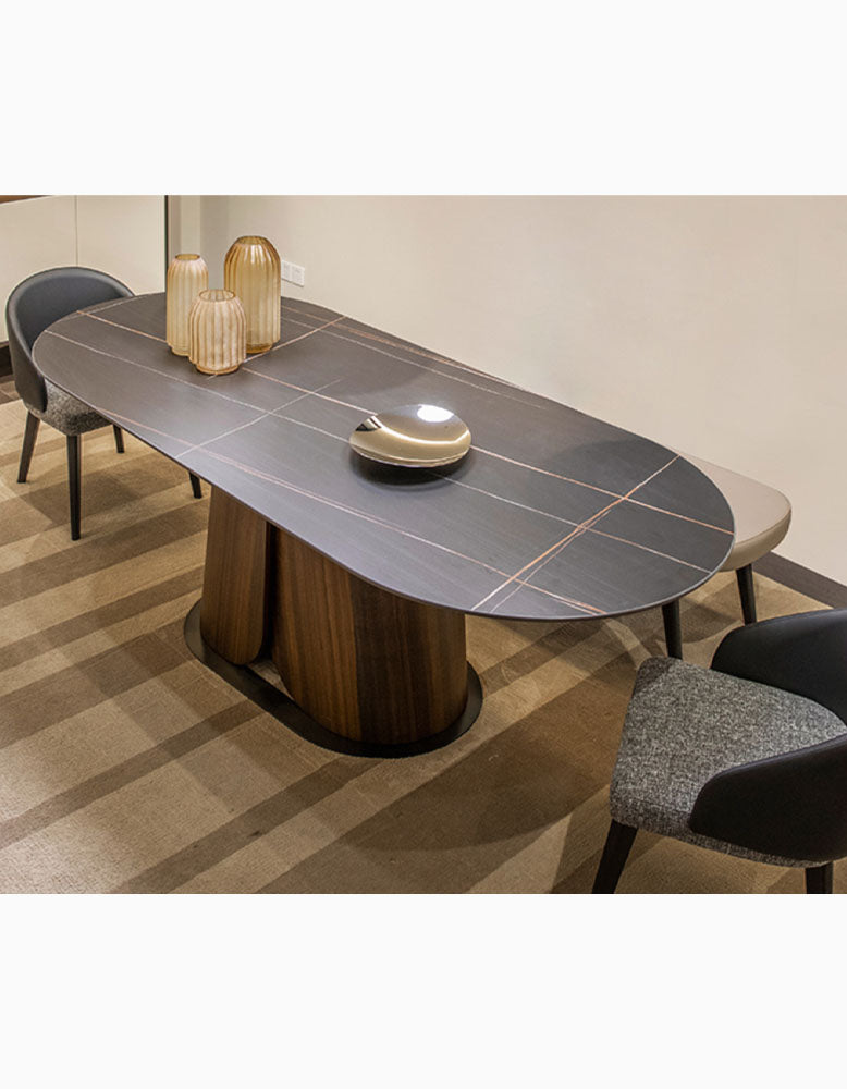Luxe Dining Company:Lauren Dining Table, Sintered Stone