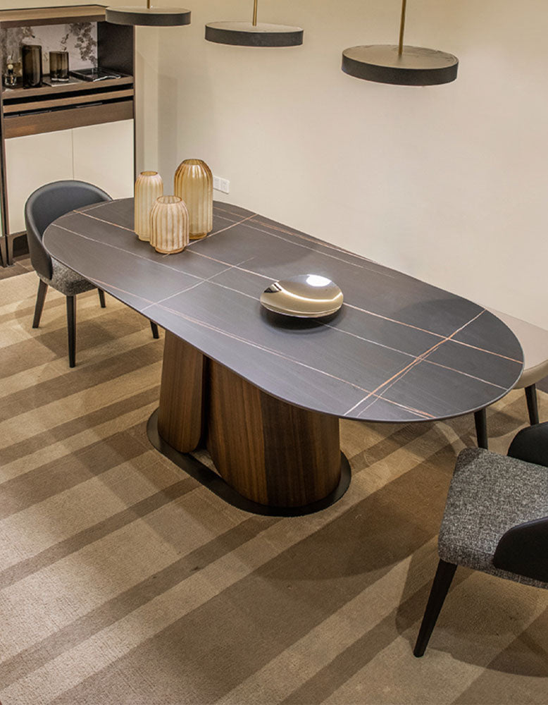 Luxe Dining Company:Lauren Dining Table, Sintered Stone