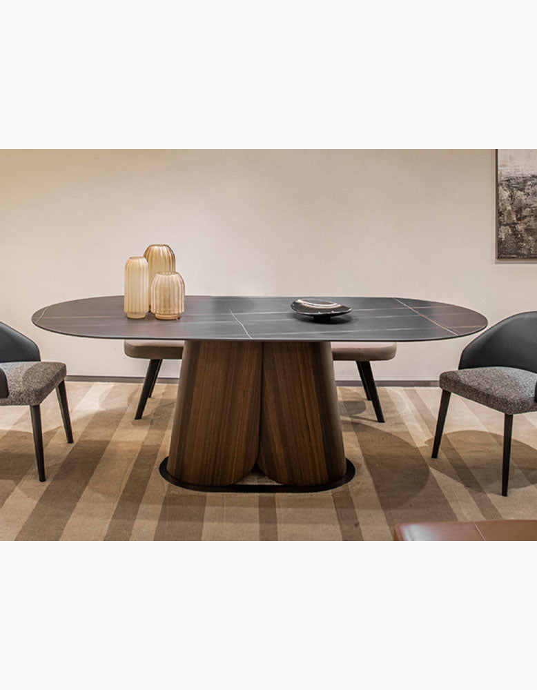 Luxe Dining Company:Lauren Dining Table, Sintered Stone