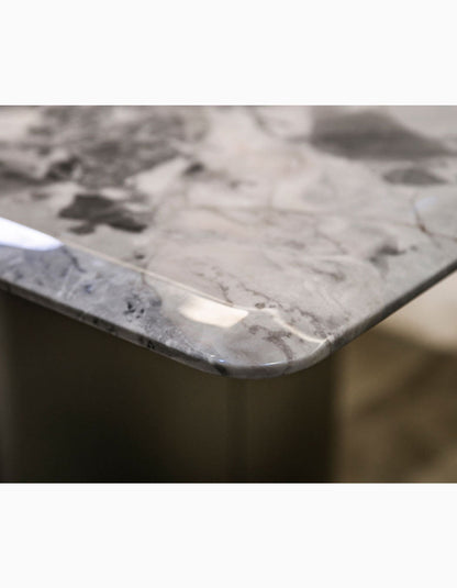 Luxe Dining Company:Natural Marble Dining Table
