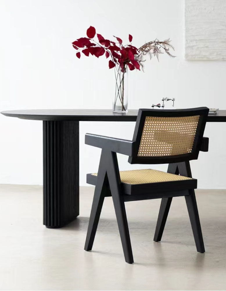 Luxe Dining Company:Ivar Oval Dining Table, Solid Wood