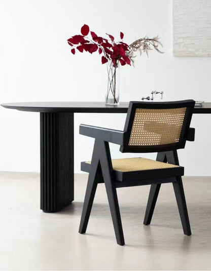Luxe Dining Company:Ivar Oval Dining Table, Solid Wood