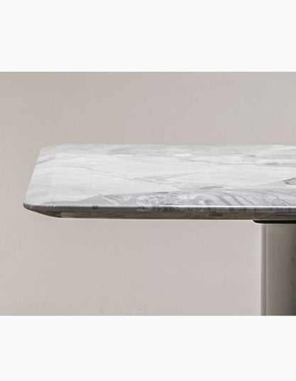 Luxe Dining Company:Natural Marble Dining Table