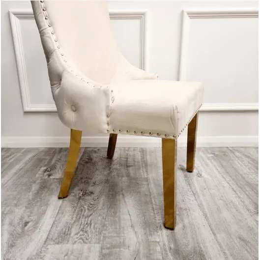 Kensington Gold Dining Chair - Luxe Dining Company Default Title Dining Chair