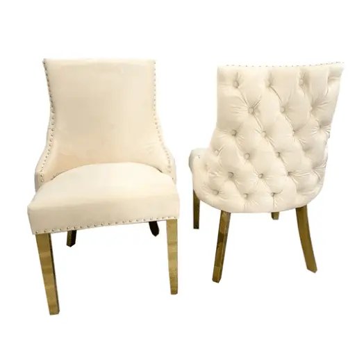 Kensington Gold Dining Chair - Luxe Dining Company Default Title Dining Chair