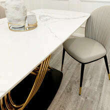 Luxe Dining Company:Orion 1.8M Polar White Sintered Stone Dining Set